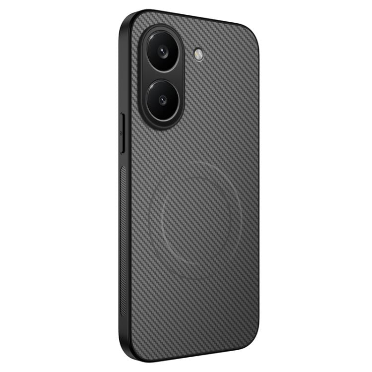 WANLONFENG TQ Series Magnetic Carbon Fiber Texture PC Hybrid TPU Phone Case, For Redmi A7 Pro 171mm / Poco C85x 5G, For Redmi 15a 5G, For Redmi Turbo 5 Max / Poco X8 Pro Max 5G, For Redmi Turbo 5 5G / Poco X8 Pro 5G                                     ...