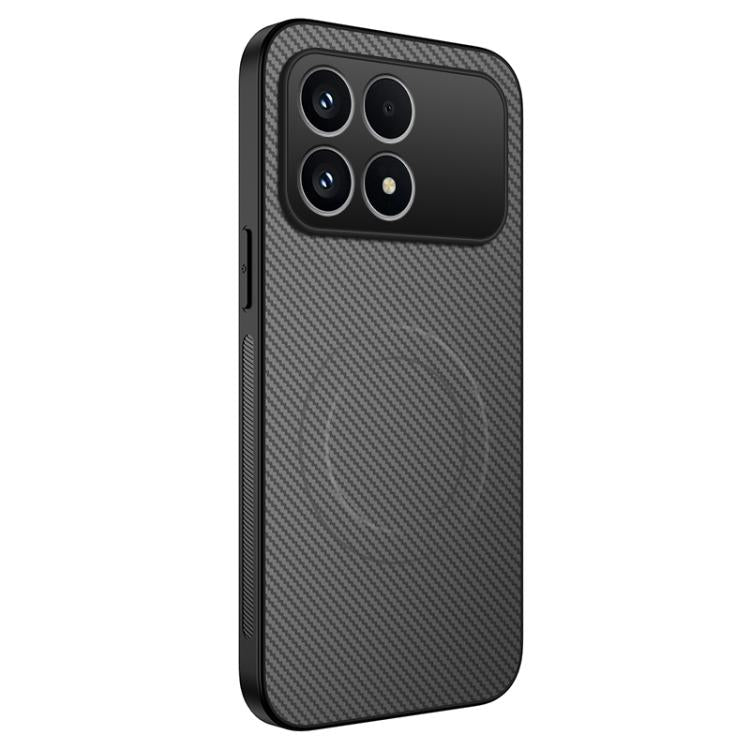 WANLONFENG TQ Series Magnetic Carbon Fiber Texture PC Hybrid TPU Phone Case, For Redmi A7 Pro 171mm / Poco C85x 5G, For Redmi 15a 5G, For Redmi Turbo 5 Max / Poco X8 Pro Max 5G, For Redmi Turbo 5 5G / Poco X8 Pro 5G                                     ...
