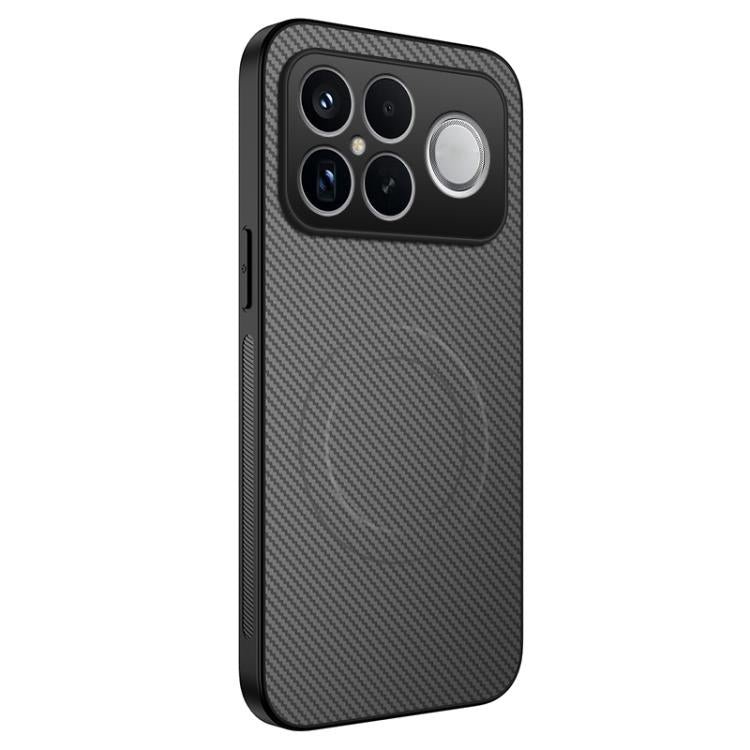 WANLONFENG TQ Series Magnetic Carbon Fiber Texture PC Hybrid TPU Phone Case, For Redmi A7 Pro 171mm / Poco C85x 5G, For Redmi 15a 5G, For Redmi Turbo 5 Max / Poco X8 Pro Max 5G, For Redmi Turbo 5 5G / Poco X8 Pro 5G                                     ...