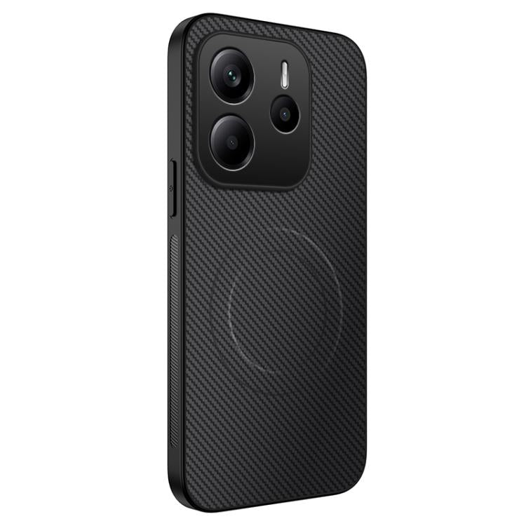 WANLONFENG TQ Series Magnetic Carbon Fiber Texture PC Hybrid TPU Phone Case, For Redmi A7 Pro 171mm / Poco C85x 5G, For Redmi 15a 5G, For Redmi Turbo 5 Max / Poco X8 Pro Max 5G, For Redmi Turbo 5 5G / Poco X8 Pro 5G                                     ...