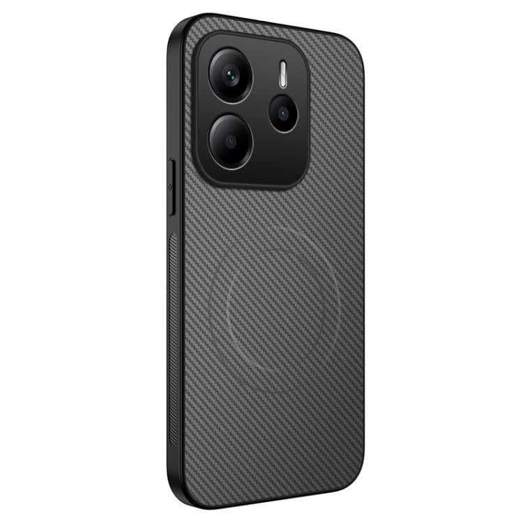 WANLONFENG TQ Series Magnetic Carbon Fiber Texture PC Hybrid TPU Phone Case, For Redmi A7 Pro 171mm / Poco C85x 5G, For Redmi 15a 5G, For Redmi Turbo 5 Max / Poco X8 Pro Max 5G, For Redmi Turbo 5 5G / Poco X8 Pro 5G                                     ...