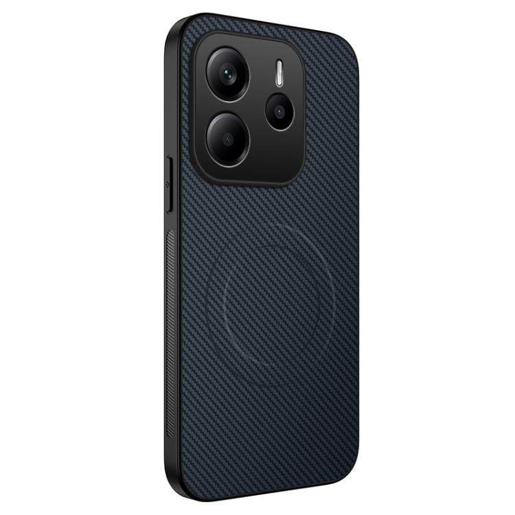 WANLONFENG TQ Series Magnetic Carbon Fiber Texture PC Hybrid TPU Phone Case, For Redmi A7 Pro 171mm / Poco C85x 5G, For Redmi 15a 5G, For Redmi Turbo 5 Max / Poco X8 Pro Max 5G, For Redmi Turbo 5 5G / Poco X8 Pro 5G                                     ...