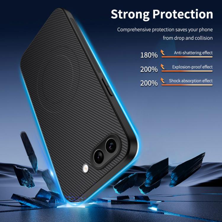 WANLONFENG TQ1 Series Magnetic Carbon Fiber Texture Phone Case with 2pcs Screen Films, For Google Pixel 10a, For Google Pixel 10 Pro XL, For Google Pixel 10 Pro, For Google Pixel 10, For Google Pixel 9a, For Google Pixel 9 Pro XL, For Google Pixel 9 Pr...