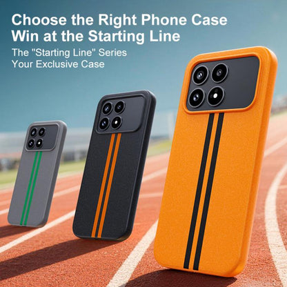 Boundless Rock Sand Starting Line Series Contrast Color Magnetic Phone Case, For Redmi K90 Pro Max / Poco F8 Ultra 5G, For Redmi K90 / Poco F8 Pro 5G