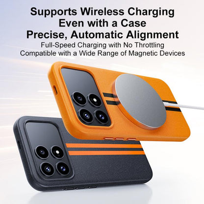 Boundless Rock Sand Starting Line Series Contrast Color Magnetic Phone Case, For Redmi K90 Pro Max / Poco F8 Ultra 5G, For Redmi K90 / Poco F8 Pro 5G