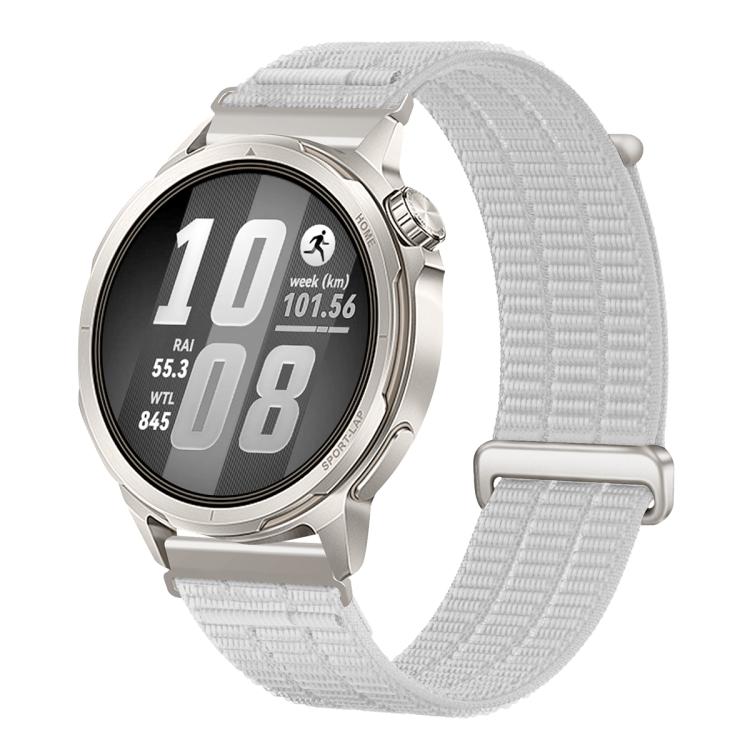 Double-Link Cloud Feel Breathable Nylon Loop Metal Connectors Watch Band, 18mm, 20mm, 22mm