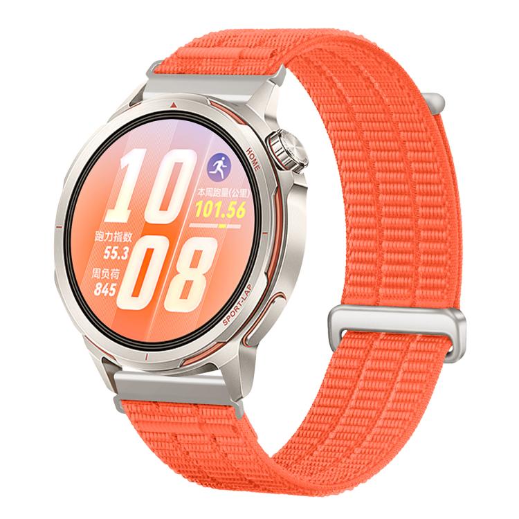 Double-Link Cloud Feel Breathable Nylon Loop Metal Connectors Watch Band, 18mm, 20mm, 22mm