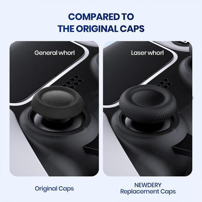 XDcase 10pcs Joystick Replacement Thumb Grip Caps for PS5 / PS4