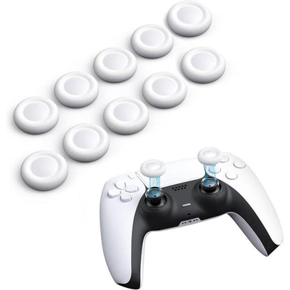 XDcase 10pcs Joystick Replacement Thumb Grip Caps for PS5 / PS4