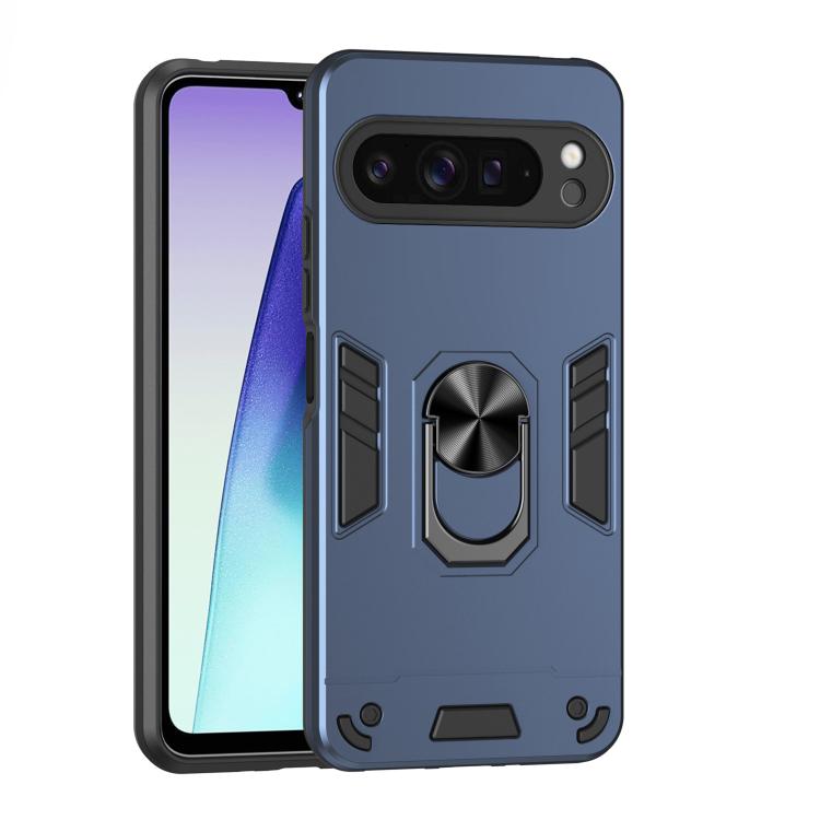 Shockproof Metal Ring Holder Phone Case, For Google Pixel 11 Pro XL, For Google Pixel 11 Pro, For Google Pixel 10a, For Google Pixel 10 Pro / 10, For Google Pixel 9a, For Google Pixel 9 Pro XL, For Google Pixel 9 Pro / 9