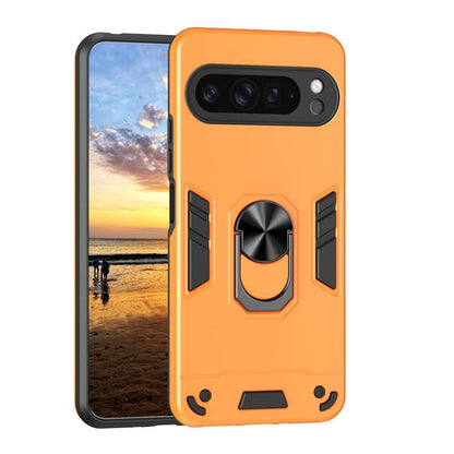 Shockproof Metal Ring Holder Phone Case, For Google Pixel 11 Pro XL, For Google Pixel 11 Pro, For Google Pixel 10a, For Google Pixel 10 Pro / 10, For Google Pixel 9a, For Google Pixel 9 Pro XL, For Google Pixel 9 Pro / 9