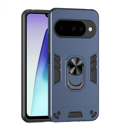 Shockproof Metal Ring Holder Phone Case, For Google Pixel 11 Pro XL, For Google Pixel 11 Pro, For Google Pixel 10a, For Google Pixel 10 Pro / 10, For Google Pixel 9a, For Google Pixel 9 Pro XL, For Google Pixel 9 Pro / 9