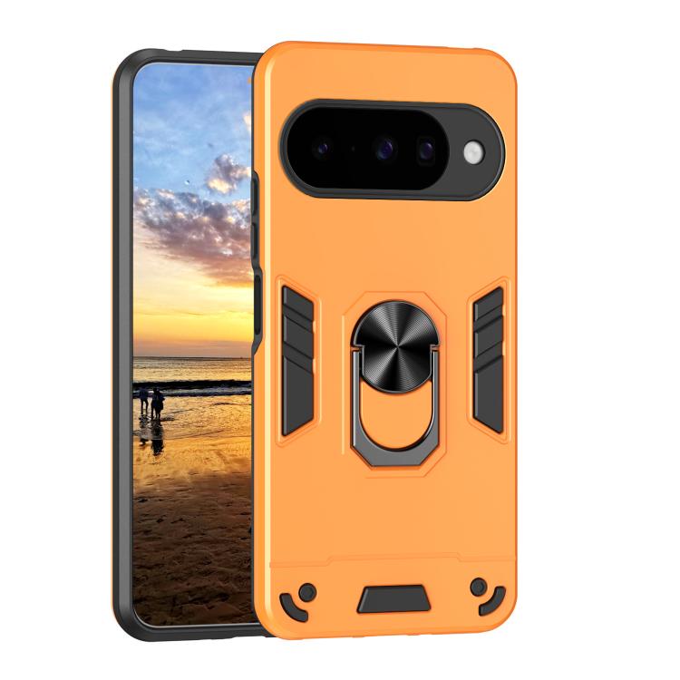 Shockproof Metal Ring Holder Phone Case, For Google Pixel 11 Pro XL, For Google Pixel 11 Pro, For Google Pixel 10a, For Google Pixel 10 Pro / 10, For Google Pixel 9a, For Google Pixel 9 Pro XL, For Google Pixel 9 Pro / 9