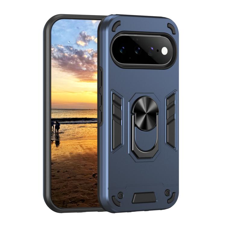 Shockproof Metal Ring Holder Phone Case, For Google Pixel 11 Pro XL, For Google Pixel 11 Pro, For Google Pixel 10a, For Google Pixel 10 Pro / 10, For Google Pixel 9a, For Google Pixel 9 Pro XL, For Google Pixel 9 Pro / 9