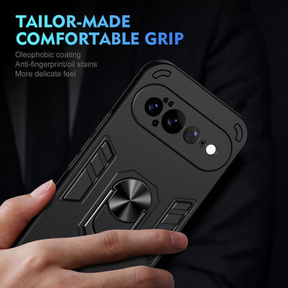 Shockproof Metal Ring Holder Phone Case, For Google Pixel 11 Pro XL, For Google Pixel 11 Pro, For Google Pixel 10a, For Google Pixel 10 Pro / 10, For Google Pixel 9a, For Google Pixel 9 Pro XL, For Google Pixel 9 Pro / 9