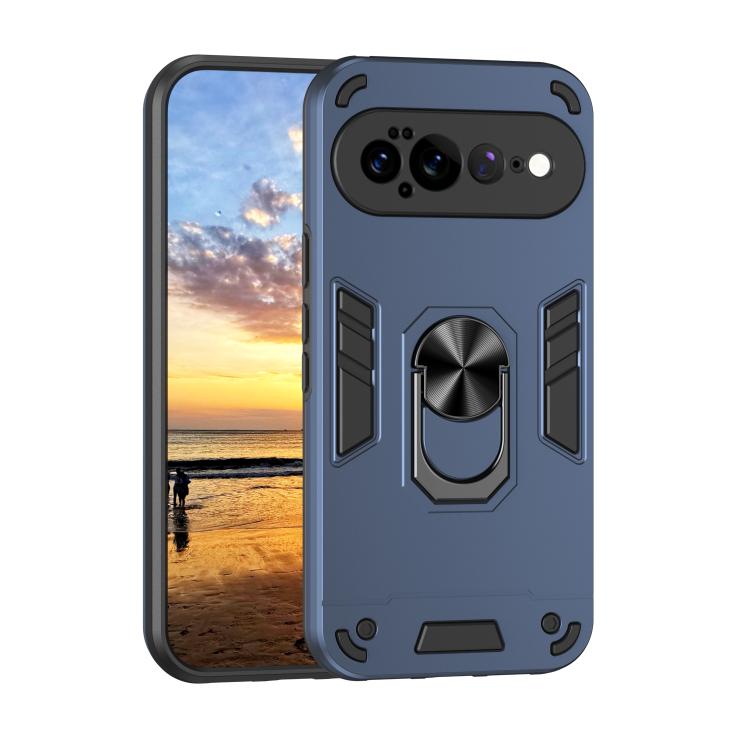 Shockproof Metal Ring Holder Phone Case, For Google Pixel 11 Pro XL, For Google Pixel 11 Pro, For Google Pixel 10a, For Google Pixel 10 Pro / 10, For Google Pixel 9a, For Google Pixel 9 Pro XL, For Google Pixel 9 Pro / 9