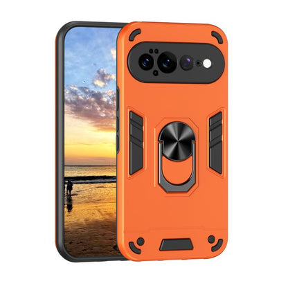 Shockproof Metal Ring Holder Phone Case, For Google Pixel 11 Pro XL, For Google Pixel 11 Pro, For Google Pixel 10a, For Google Pixel 10 Pro / 10, For Google Pixel 9a, For Google Pixel 9 Pro XL, For Google Pixel 9 Pro / 9