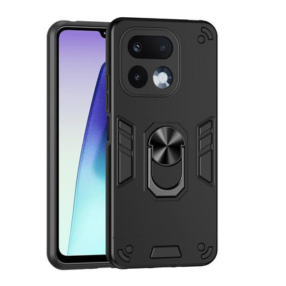 Shockproof Metal Ring Holder Phone Case, For Realme 16T 5G, For Realme 16 Pro+ 5G Global, For Realme 16 Pro 5G Global