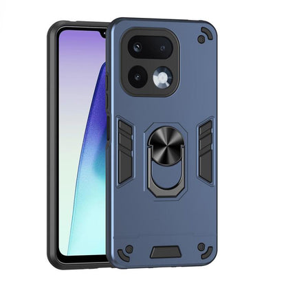 Shockproof Metal Ring Holder Phone Case, For Realme 16T 5G, For Realme 16 Pro+ 5G Global, For Realme 16 Pro 5G Global