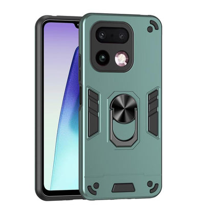 Shockproof Metal Ring Holder Phone Case, For Realme 16T 5G, For Realme 16 Pro+ 5G Global, For Realme 16 Pro 5G Global