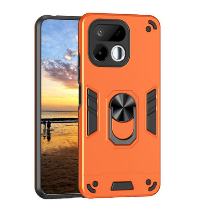 Shockproof Metal Ring Holder Phone Case, For Realme 16T 5G, For Realme 16 Pro+ 5G Global, For Realme 16 Pro 5G Global