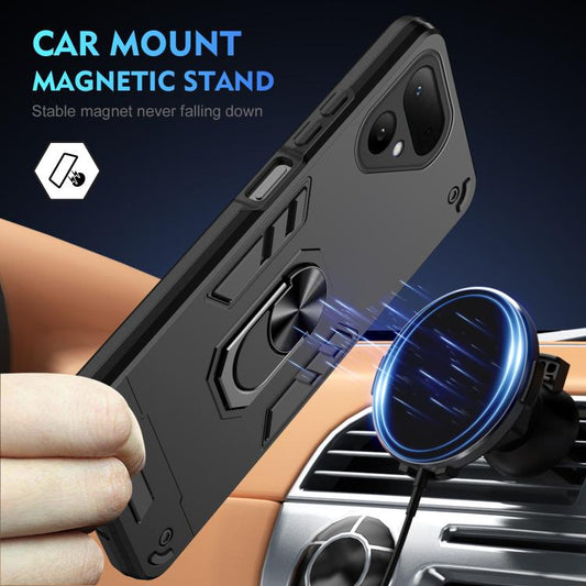 Shockproof Metal Ring Holder Phone Case, For Tecno Pova Curve 2 5G, For Tecno Spark Go 3 / Pop 20, For Tecno Spark 50 4G, For Tecno Camon 50 Ultra, For Tecno Camon 50 Pro 4G, For Tecno Camon 50 4G