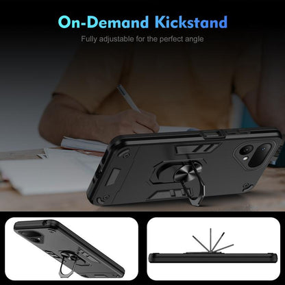 Shockproof Metal Ring Holder Phone Case, For Tecno Pova Curve 2 5G, For Tecno Spark Go 3 / Pop 20, For Tecno Spark 50 4G, For Tecno Camon 50 Ultra, For Tecno Camon 50 Pro 4G, For Tecno Camon 50 4G