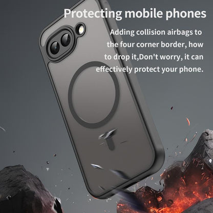WANLONFENG FD Series Skin Touch Magnetic Phone Case with Screen Film, For Google Pixel 10a, For Google Pixel 10 Pro XL, For Google Pixel 10 Pro, For Google Pixel 10