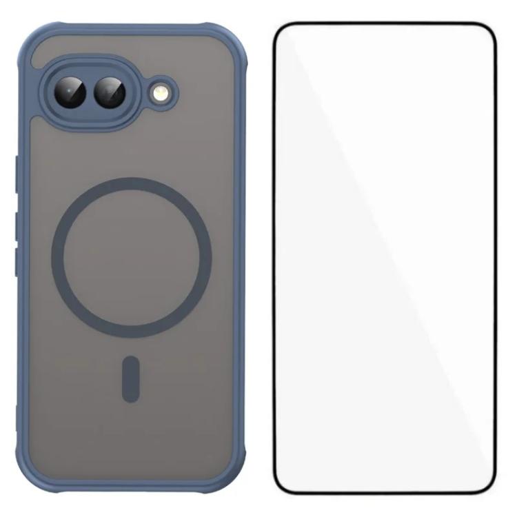 WANLONFENG FD Series Skin Touch Magnetic Phone Case with Screen Film, For Google Pixel 10a, For Google Pixel 10 Pro XL, For Google Pixel 10 Pro, For Google Pixel 10