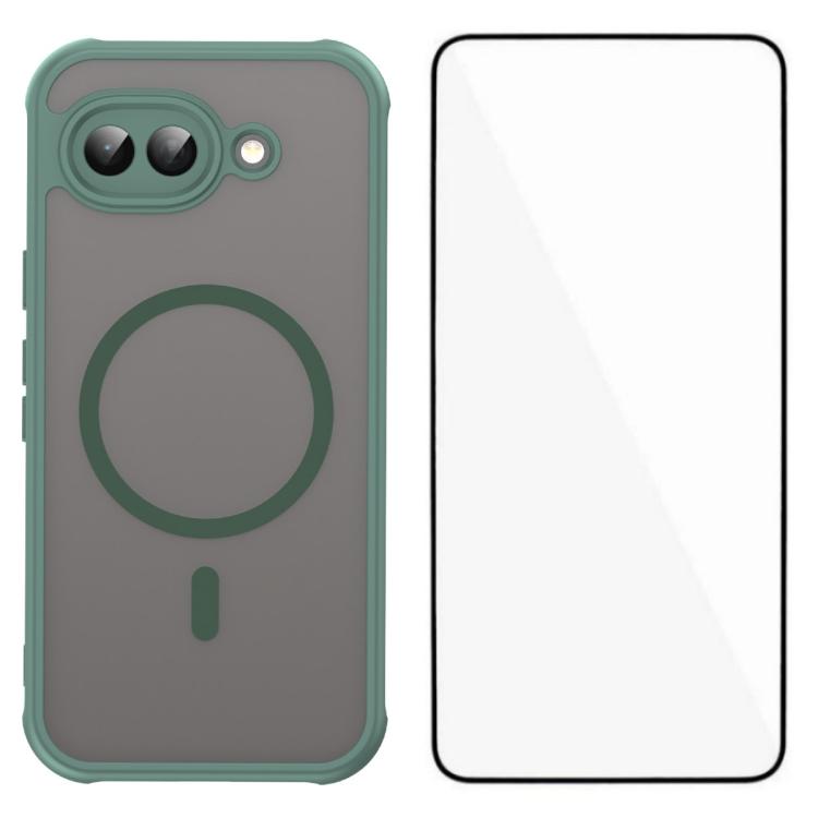 WANLONFENG FD Series Skin Touch Magnetic Phone Case with Screen Film, For Google Pixel 10a, For Google Pixel 10 Pro XL, For Google Pixel 10 Pro, For Google Pixel 10