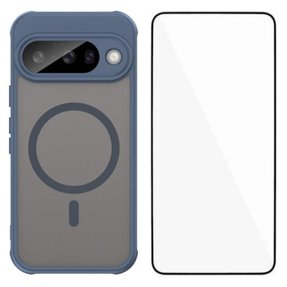 WANLONFENG FD Series Skin Touch Magnetic Phone Case with Screen Film, For Google Pixel 10a, For Google Pixel 10 Pro XL, For Google Pixel 10 Pro, For Google Pixel 10