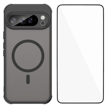 WANLONFENG FD Series Skin Touch Magnetic Phone Case with Screen Film, For Google Pixel 10a, For Google Pixel 10 Pro XL, For Google Pixel 10 Pro, For Google Pixel 10