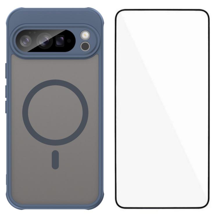 WANLONFENG FD Series Skin Touch Magnetic Phone Case with Screen Film, For Google Pixel 10a, For Google Pixel 10 Pro XL, For Google Pixel 10 Pro, For Google Pixel 10