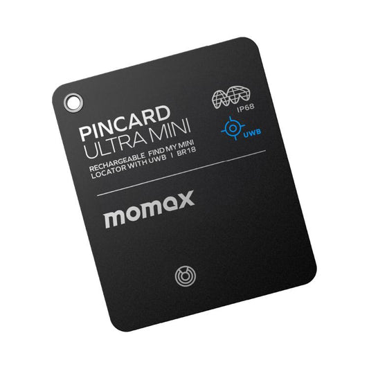 MOMAX BR18D PinCard Carte UWB de charge sans fil ultra-mini Dispositif anti-perte
