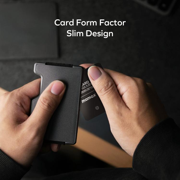 MOMAX BR18D PinCard Ultra Mini Wireless Charging UWB Card Anti-Loss Device