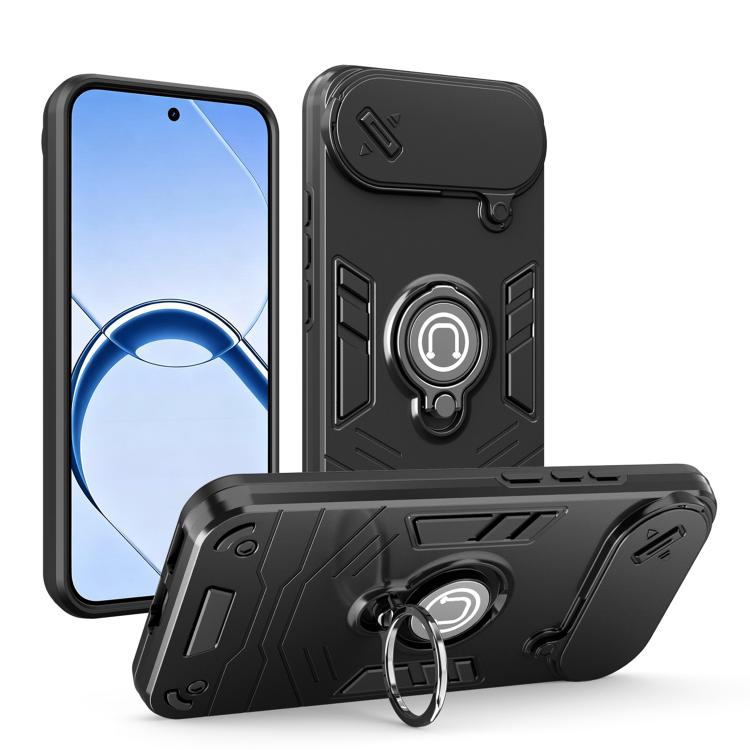 Camshield Ring Holder Phone Case, For Realme 16 5G, For Realme 16 Pro+ 5G, For Realme 16 Pro 5G, For Realme C85 5G / 15x 5G India