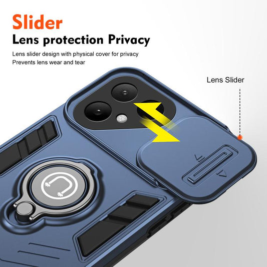 Camshield Ring Holder Phone Case, For Tecno Pova Curve 2 5G, For Tecno Spark Go 3 / Pop 20, For Tecno Camon 50 4G, For Tecno Spark 40C 4G, For Tecno Spark 40 Pro+ 4G, For Tecno Spark 40 4G, For Tecno Pova Curve 5G