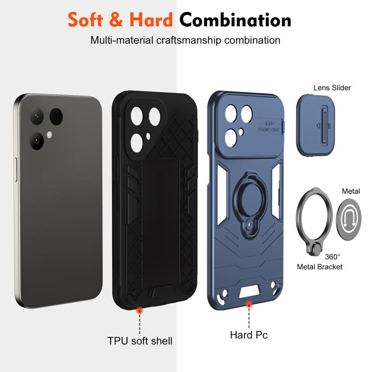 Camshield Ring Holder Phone Case, For Tecno Pova Curve 2 5G, For Tecno Spark Go 3 / Pop 20, For Tecno Camon 50 4G, For Tecno Spark 40C 4G, For Tecno Spark 40 Pro+ 4G, For Tecno Spark 40 4G, For Tecno Pova Curve 5G