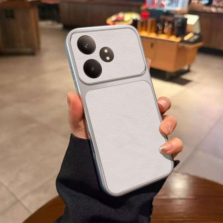 Large Window Leather Textured Coated TPU Phone Case, For Realme Note 80 4G, For Realme C83 5G, For Realme 16 5G Global, For Realme 16 Pro+ 5G Global, For Realme 16 Pro 5G Global, For Realme GT 8 Pro Global, For Realme 15x 5G Global, For Realme 15T 5G  ...