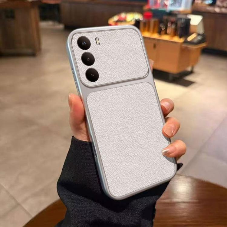 Large Window Leather Textured Coated TPU Phone Case, For Realme 16T 5G, For Realme Note 80 4G, For Realme C83 5G, For Realme 16 5G Global, For Realme 16 Pro+ 5G Global, For Realme 16 Pro 5G Global, For Realme GT 8 Pro Global, For Realme 15x 5G Global  ...