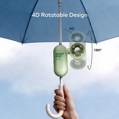 Ventilateur pliable haute vitesse à pince pour parapluie MOMAX IF22 GO CLAMP