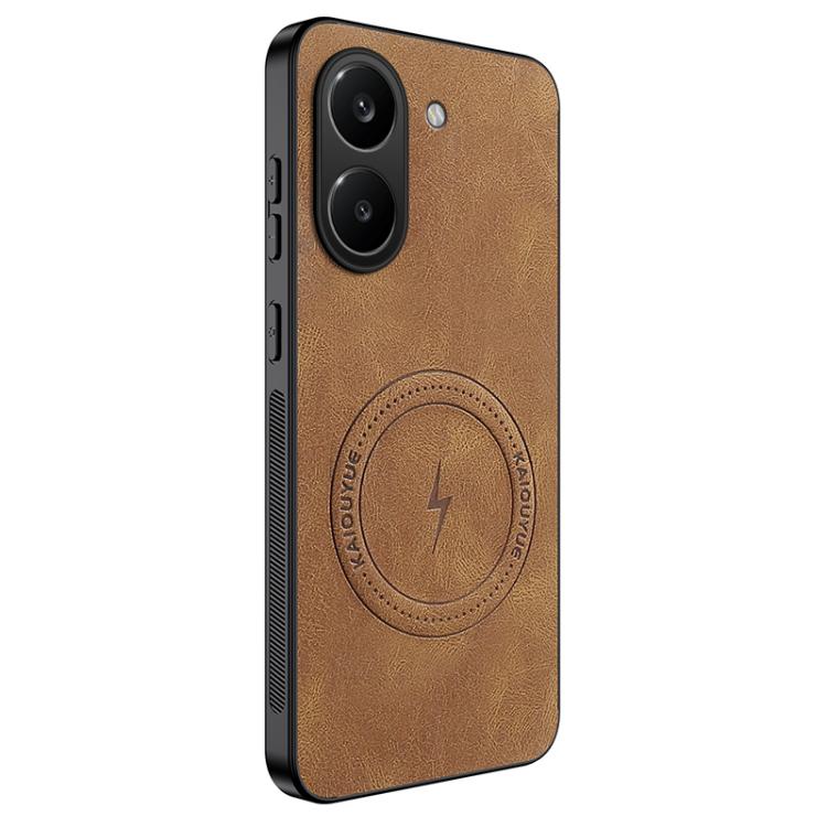 WANLONFENG SD Series Nappa Texture Magnetic Phone Case, For Redmi A7 Pro 171mm / Poco C85x 5G, For Redmi Turbo 5 Max / Poco X8 Pro Max 5G, For Redmi Turbo 5 5G / Poco X8 Pro 5G, For Redmi Note 15 Pro+ 5G Global 163.3mm                                  ...