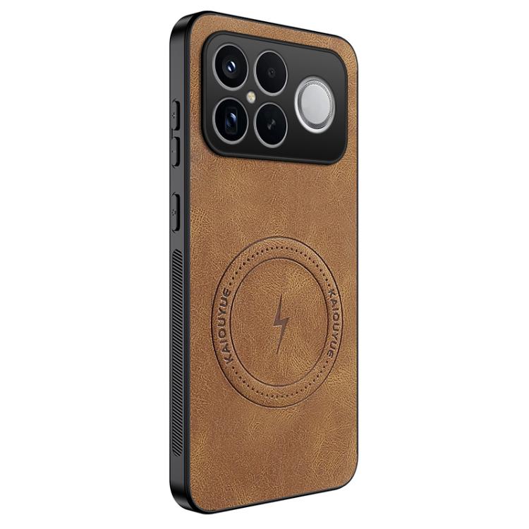 WANLONFENG SD Series Nappa Texture Magnetic Phone Case, For Redmi A7 Pro 171mm / Poco C85x 5G, For Redmi Turbo 5 Max / Poco X8 Pro Max 5G, For Redmi Turbo 5 5G / Poco X8 Pro 5G, For Redmi Note 15 Pro+ 5G Global 163.3mm                                  ...