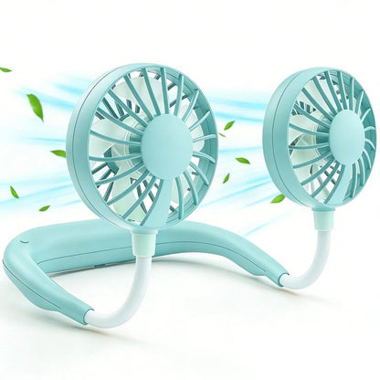 ZY-A2 Ventilateur portable double-tête à suspendre au cou
