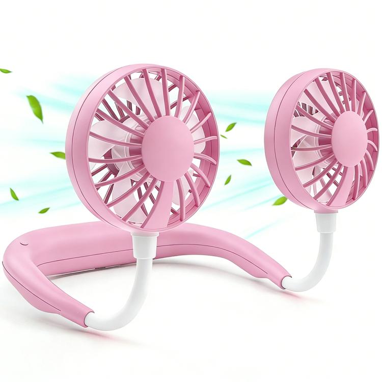 ZY-A2 Ventilateur portable double-tête à suspendre au cou