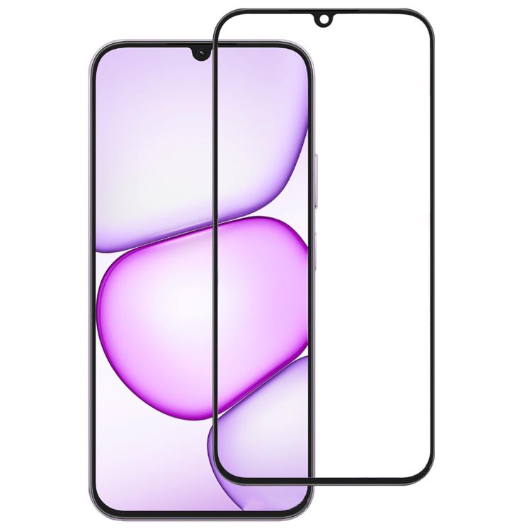 High Aluminum Full Screen Silk Printing Tempered Glass Film, For Realme P4R 5G, For Realme C100i 4G, For Realme C100x 4G, For Realme C100 5G, For Realme C100 4G, For Realme Narzo 100 Lite 5G