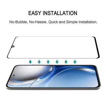 25pcs High Aluminum Full Screen Silk Printing Tempered Glass Film, For Realme P4R 5G, For Realme C100i 4G, For Realme C100x 4G, For Realme C100 5G, For Realme C100 4G, For Realme Narzo 100 Lite 5G