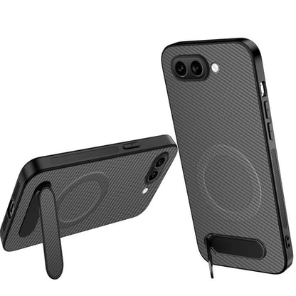 WANLONFENG Kickstand Carbon Fiber Texture Magnetic Phone Case, For Google Pixel 10a, For Google Pixel 10 Pro XL, For Google Pixel 10 Pro, For Google Pixel 10, For Google Pixel 9a, For Google Pixel 9 Pro XL, For Google Pixel 9 Pro, For Google Pixel 9   ...