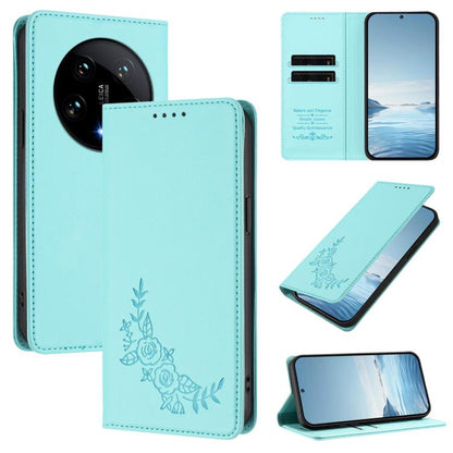 Peony Embossed Magnetic RFID Vegan Leather Phone Case, For Xiaomi 14T Pro 5G, For Xiaomi 14T 5G, For Xiaomi Poco F6 / Redmi Turbo 3, For Xiaomi Poco F6 Pro / Redmi K70 / K70 Pro, For Xiaomi Poco X6 Neo, For Xiaomi Poco X6 Pro, For Xiaomi 14 Ultra      ...