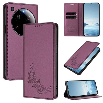 Peony Embossed Magnetic RFID Vegan Leather Phone Case, For Xiaomi Poco M7 4G 171mm, For Xiaomi 15T Pro 5G, For Xiaomi 15T 5G, For Xiaomi Civi 5 Pro 5G, For Xiaomi 15S Pro, For Xiaomi 15 Ultra, For Xiaomi Poco X7 Pro 5G / Redmi Turbo 4 5G               ...